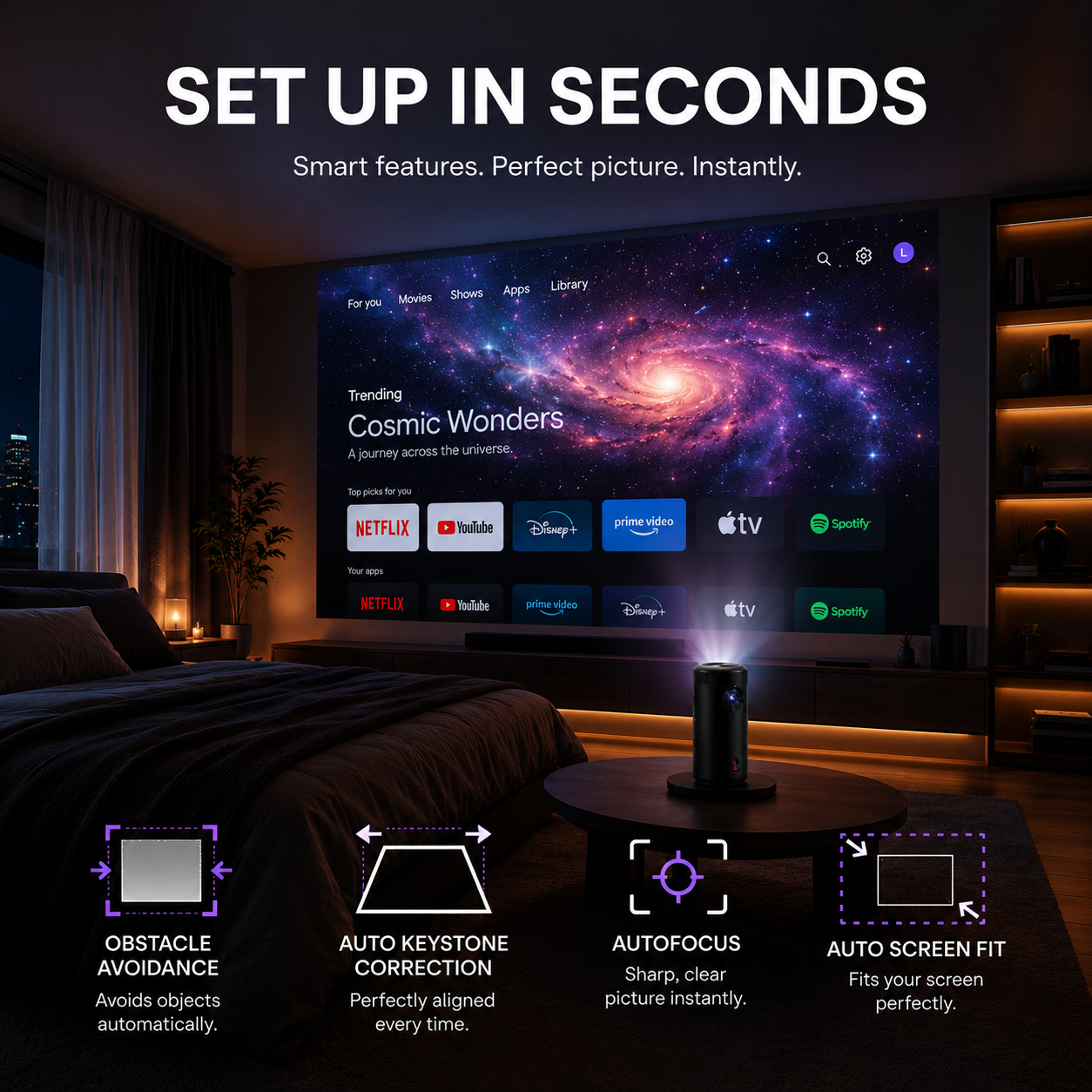 Lumio™ Smart Cinema Projector